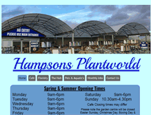 Tablet Screenshot of hampsonplantworld.co.uk